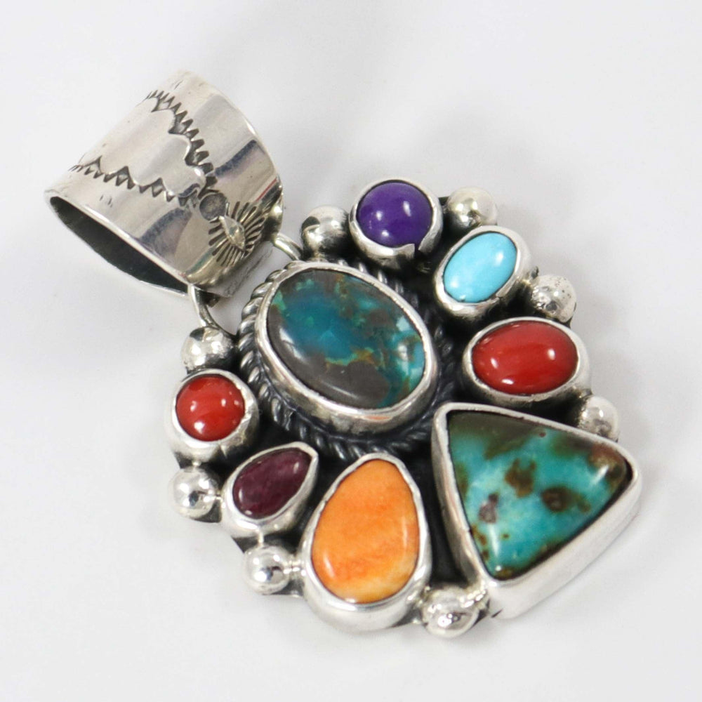 Multi-Stone Pendant by Clarissa and Vernon Hale - Garland's