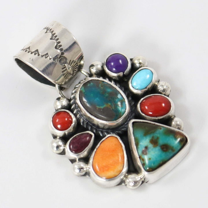 Multi-Stone Pendant by Clarissa and Vernon Hale - Garland's