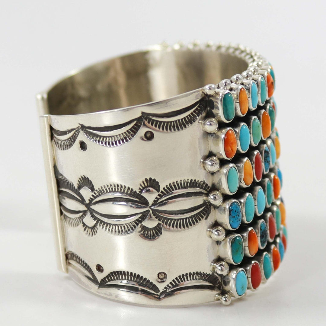 Multi-Stone Row Cuff by Dee Nez - Garland's