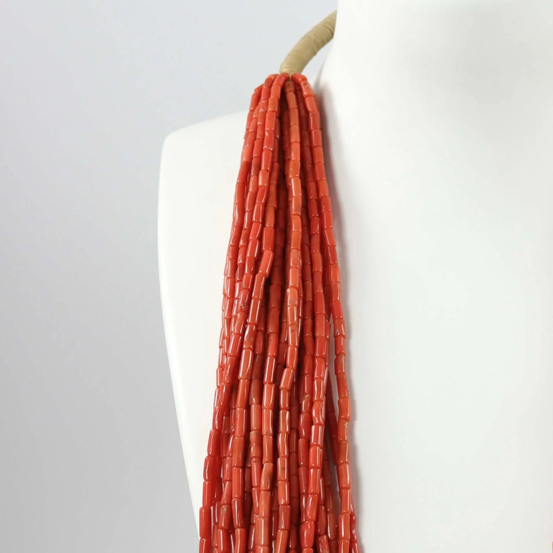 Multi-Strand Coral Necklace by Vintage Collection - Garland's