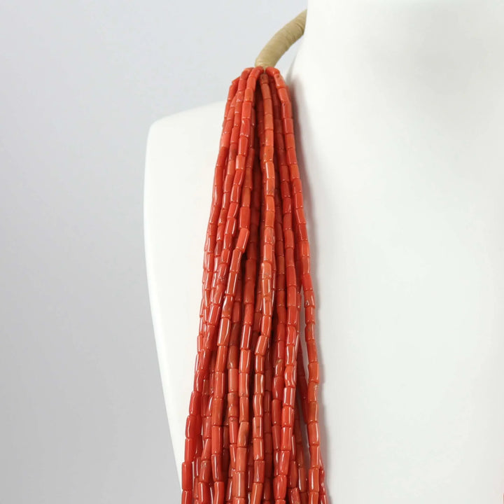Multi-Strand Coral Necklace by Vintage Collection - Garland's