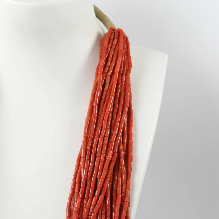 Multi-Strand Coral Necklace by Vintage Collection - Garland's