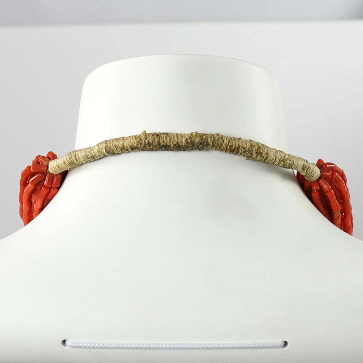 Multi-Strand Coral Necklace by Vintage Collection - Garland's