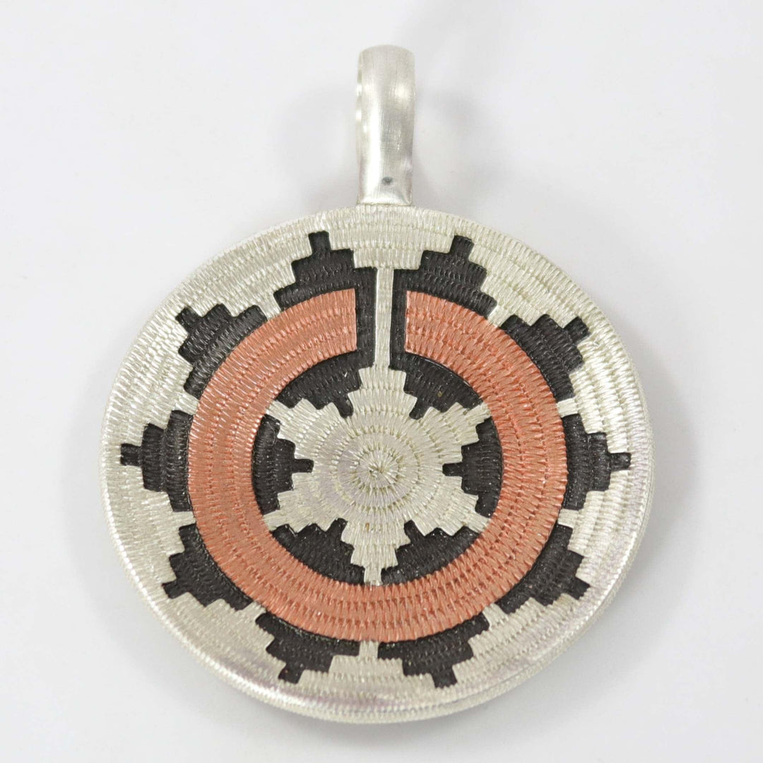 Navajo Basket Pendant by Roland Begay - Garland's