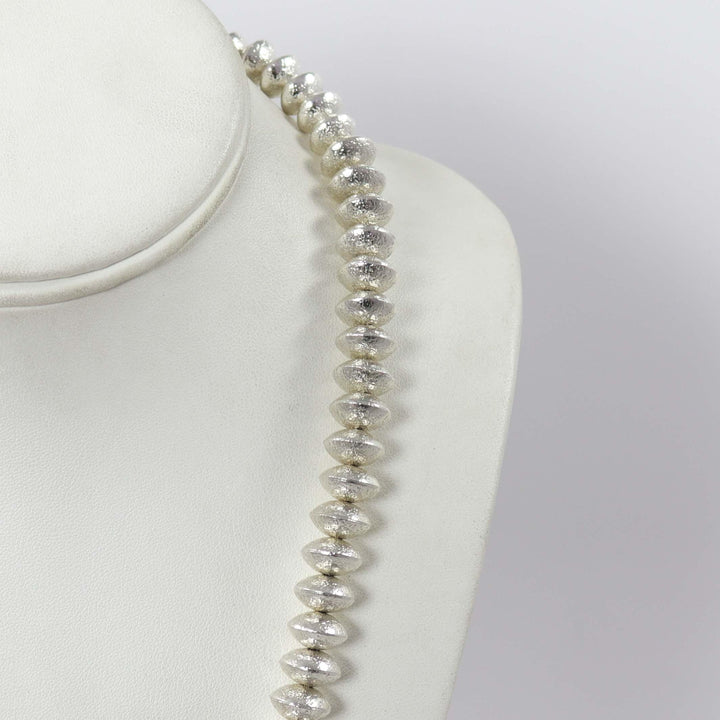Navajo Pearl and Coral Necklace by Al Joe - Garland's