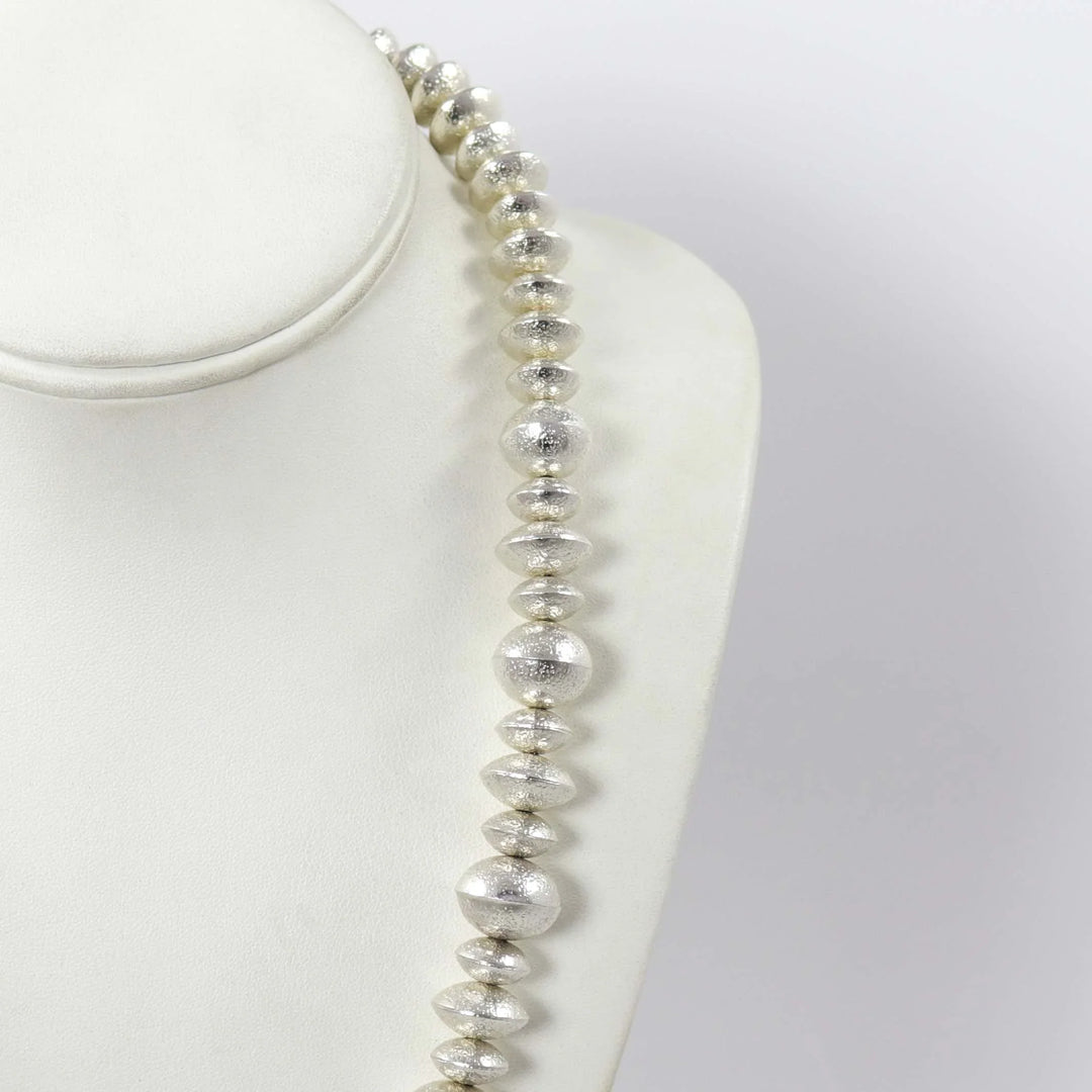 Navajo Pearl and Coral Necklace by Al Joe - Garland's