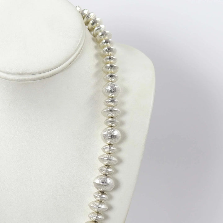 Navajo Pearl and Coral Necklace by Al Joe - Garland's