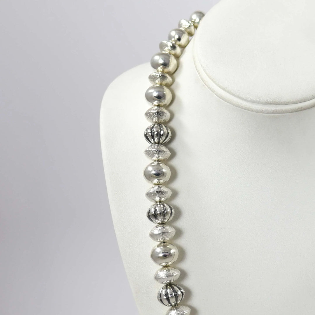Navajo Pearl and Turquoise Necklace by Bryan Joe - Garland's