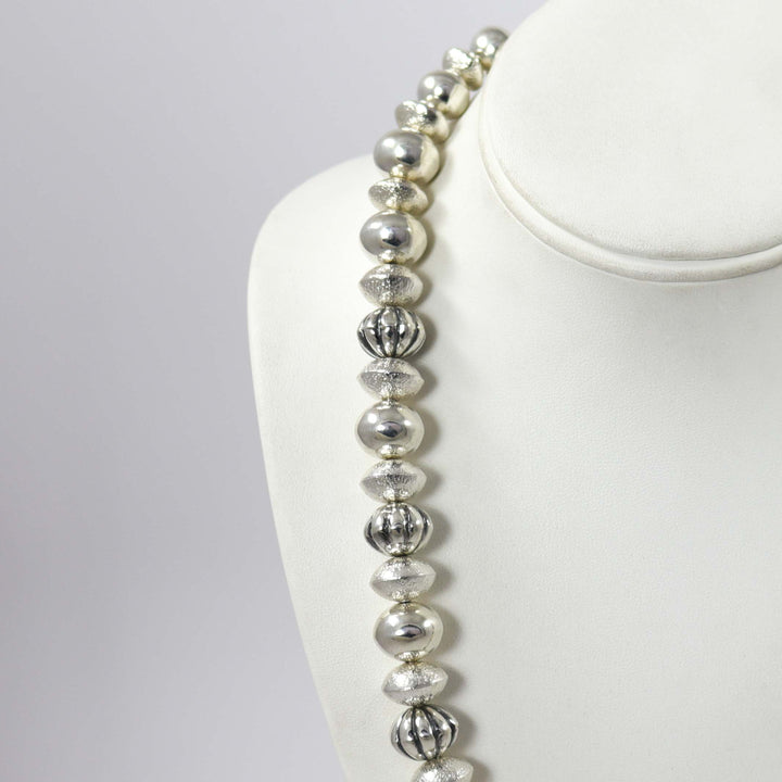Navajo Pearl and Turquoise Necklace by Bryan Joe - Garland's