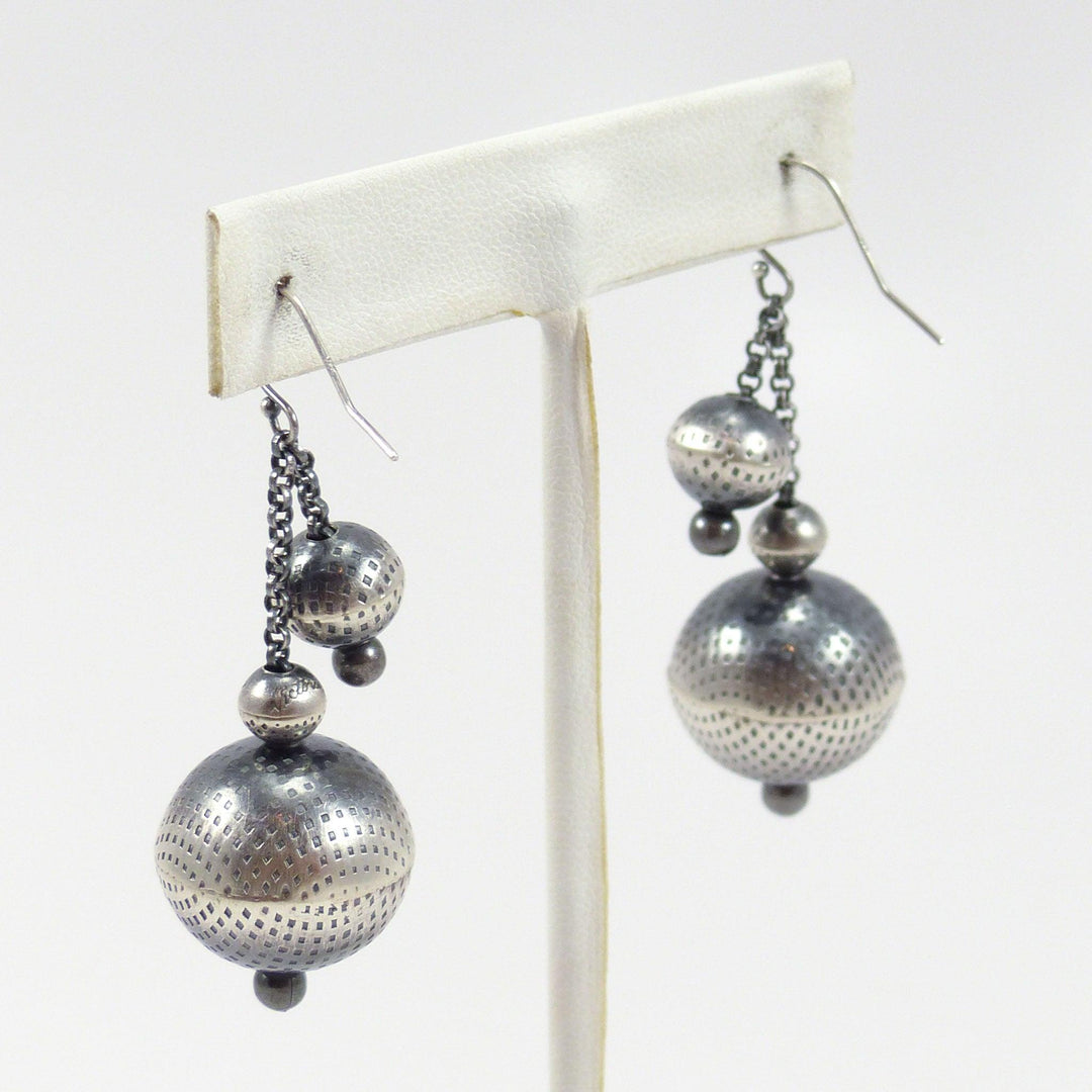 Navajo Pearl Earrings by Victoria Haley-Anderson - Garland's