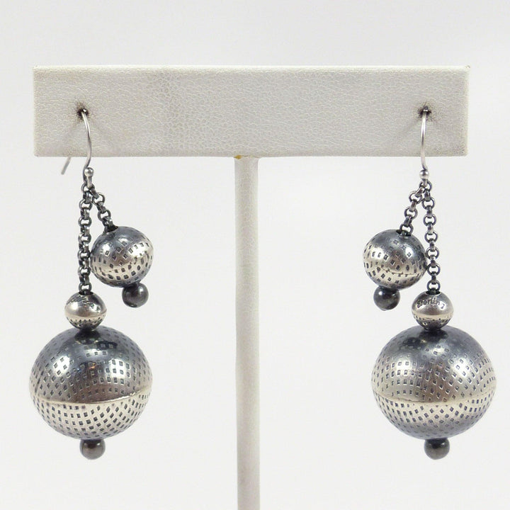 Navajo Pearl Earrings by Victoria Haley-Anderson - Garland's