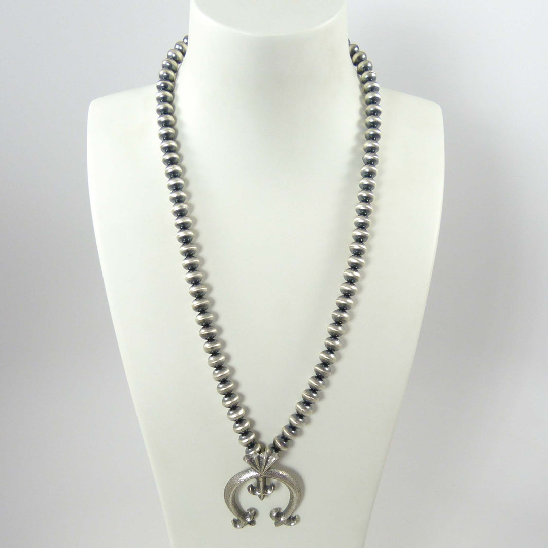 Navajo Pearl Naja Necklace by Benjamin and Ruby Haley - Garland's