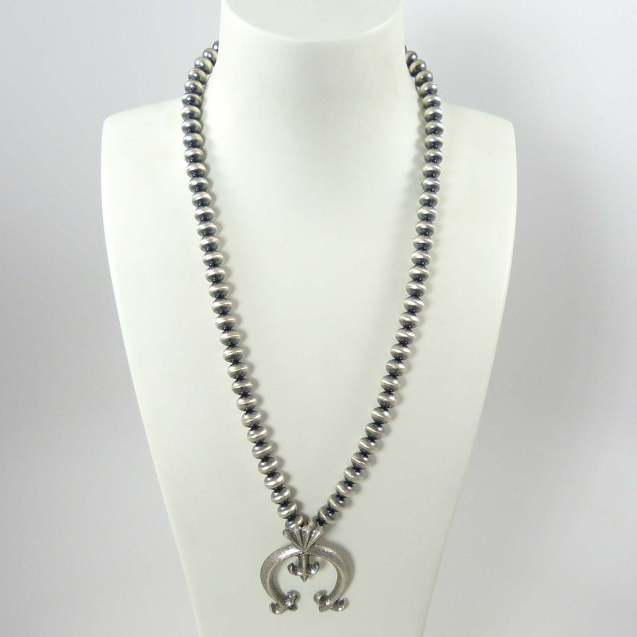 Navajo Pearl Naja Necklace by Benjamin and Ruby Haley - Garland's