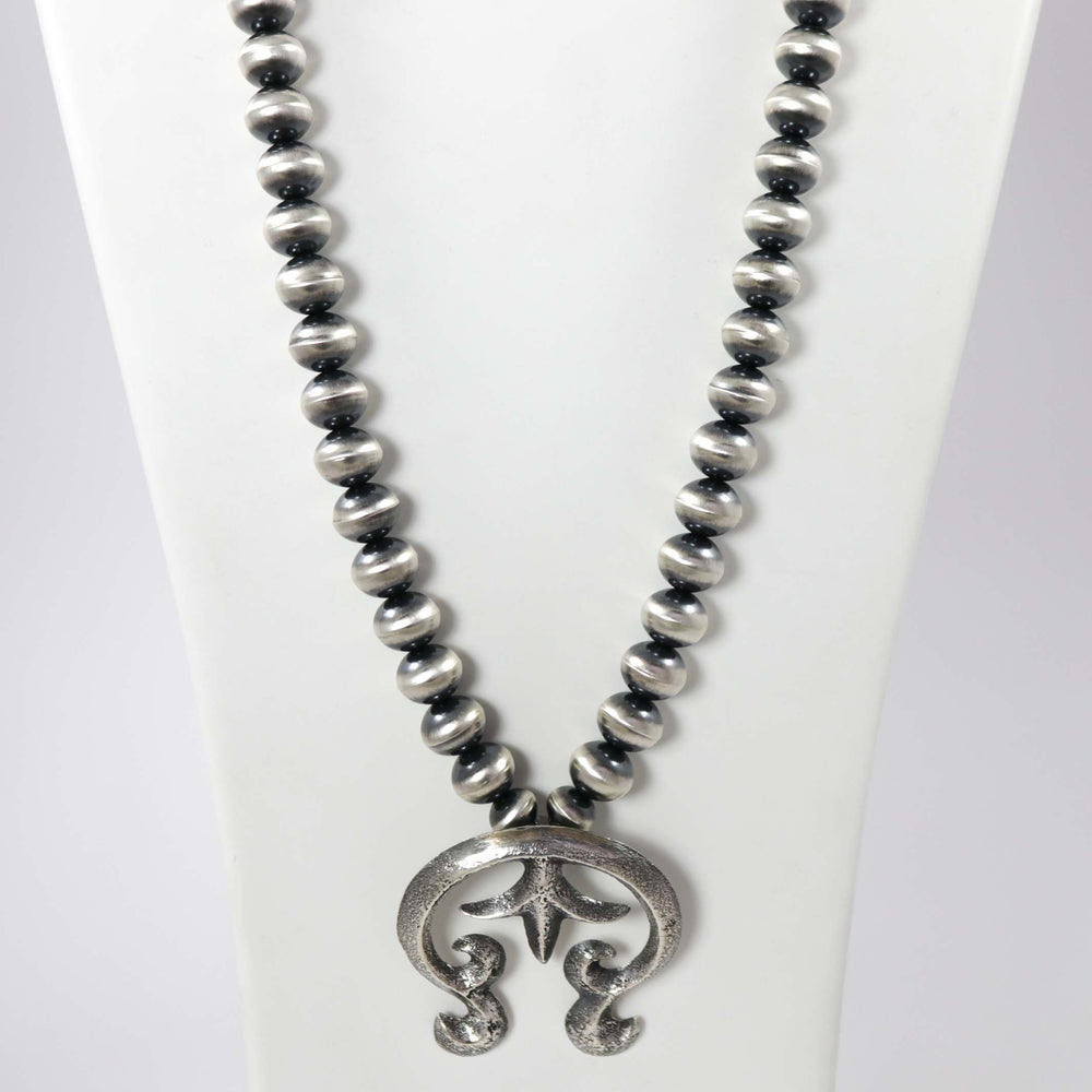 Navajo Pearl Naja Necklace by Benjamin and Ruby Haley - Garland's