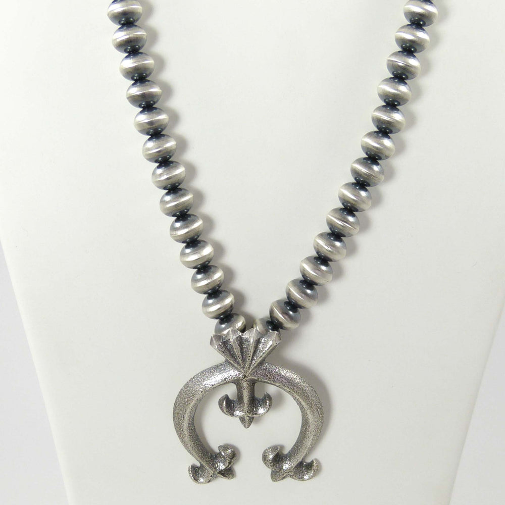 Navajo Pearl Naja Necklace by Benjamin and Ruby Haley - Garland's