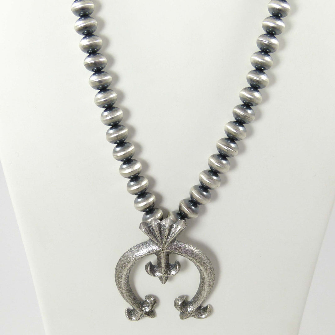 Navajo Pearl Naja Necklace by Benjamin and Ruby Haley - Garland's