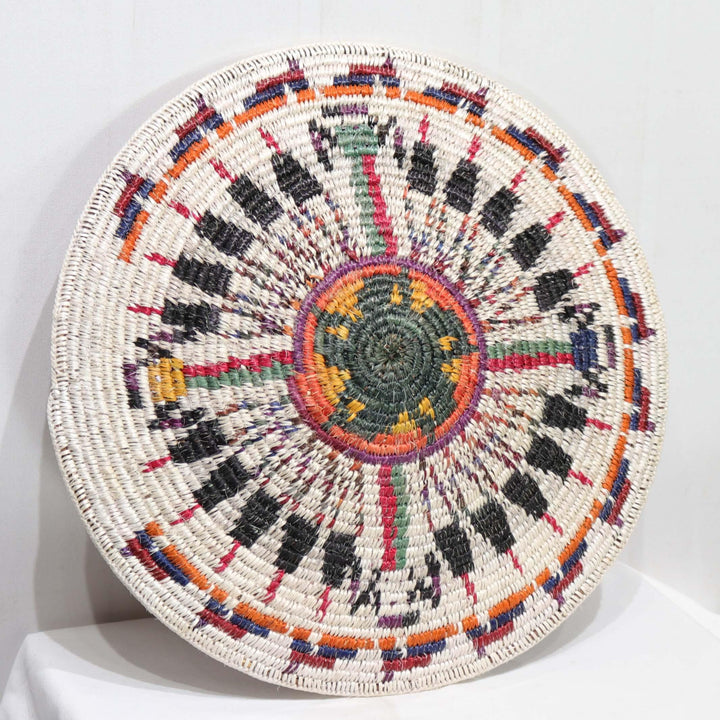 Navajo Sandpainting Basket by Jonathan Black - Garland's