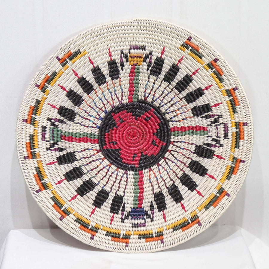 Navajo Sandpainting Basket by Jonathan Black - Garland's