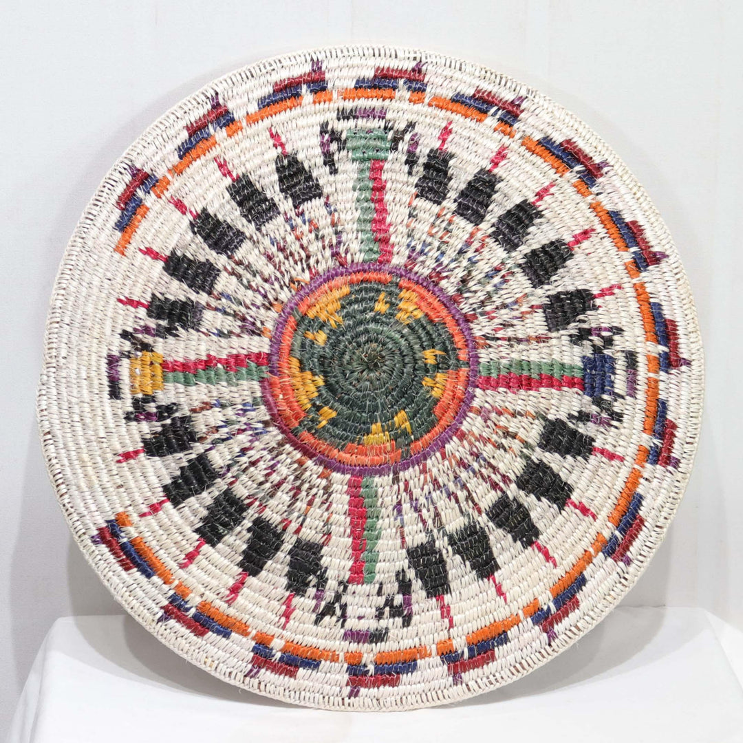 Navajo Sandpainting Basket by Jonathan Black - Garland's