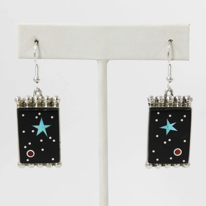 Night Sky Earrings by Bryon Yellowhorse - Garland's