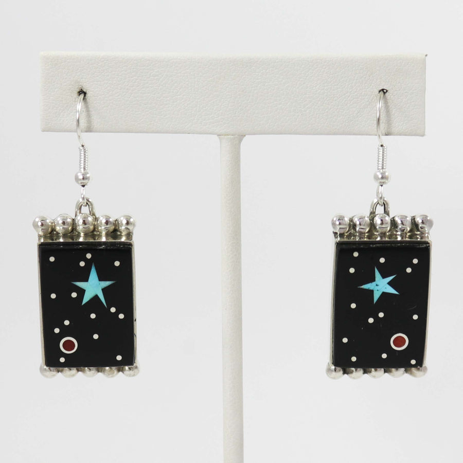 Night Sky Earrings by Bryon Yellowhorse - Garland's