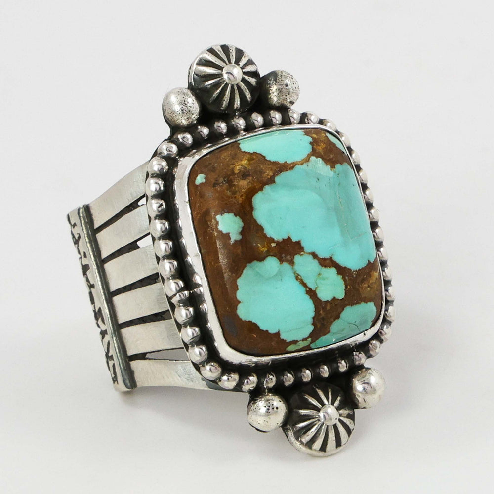 Number Eight Turquoise Ring by Albert Jake and Bruce Eckhardt - Garland's