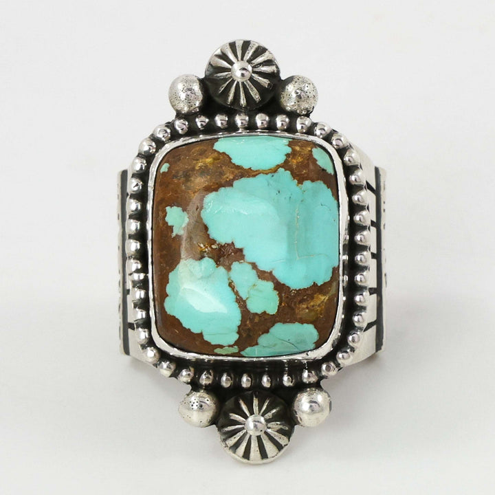 Number Eight Turquoise Ring by Albert Jake and Bruce Eckhardt - Garland's