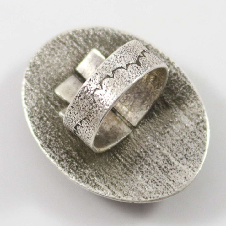 Number Eight Turquoise Ring by Cordell Pajarito - Garland's