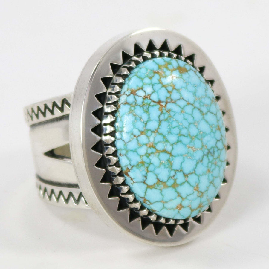 Number Eight Turquoise Ring by Trent Lee-Anderson - Garland's