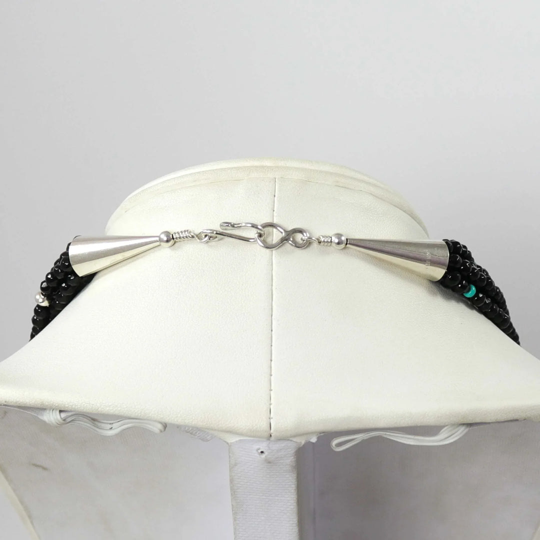 Onyx Bead Necklace by Colina Yazzie - Garland's