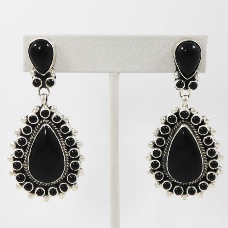 Onyx Earrings by Clarissa and Vernon Hale - Garland's