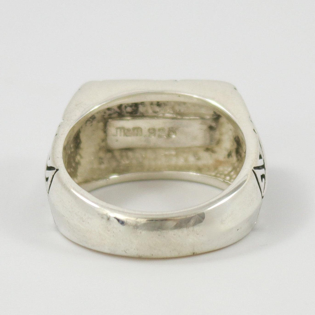 Onyx Flat Top Ring by Melanie and Michael Lente - Garland's