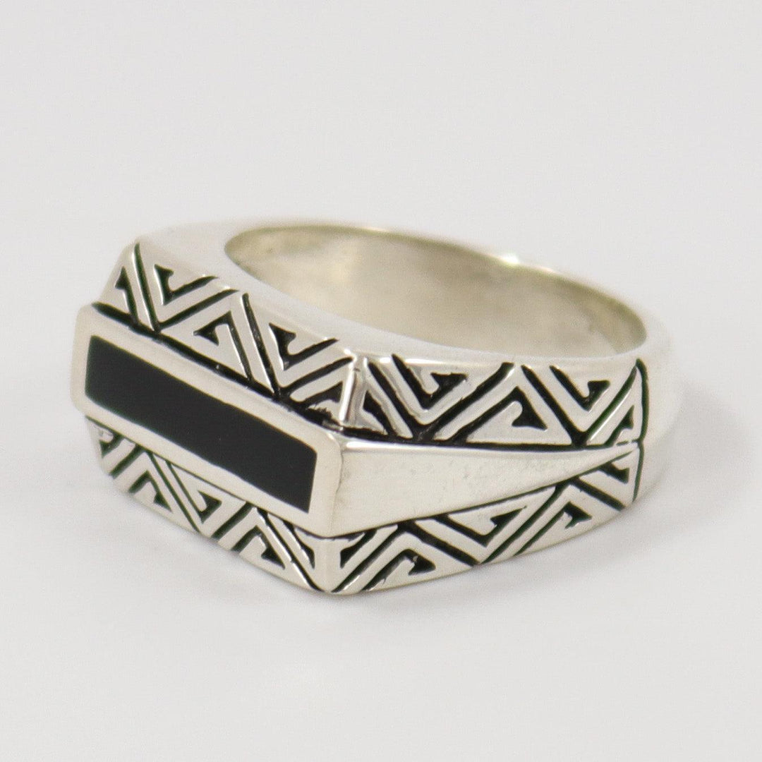 Onyx Flat Top Ring by Melanie and Michael Lente - Garland's