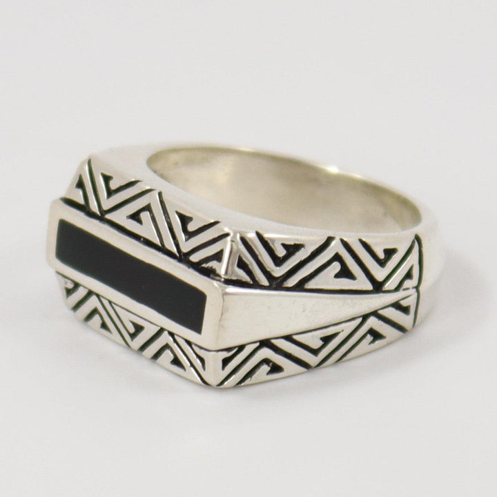 Onyx Flat Top Ring by Melanie and Michael Lente - Garland's