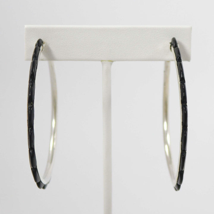 Onyx Hoop Earrings by Federico - Garland's