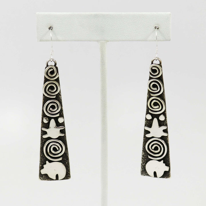 Petroglyph Earrings by Alex Sanchez - Garland's