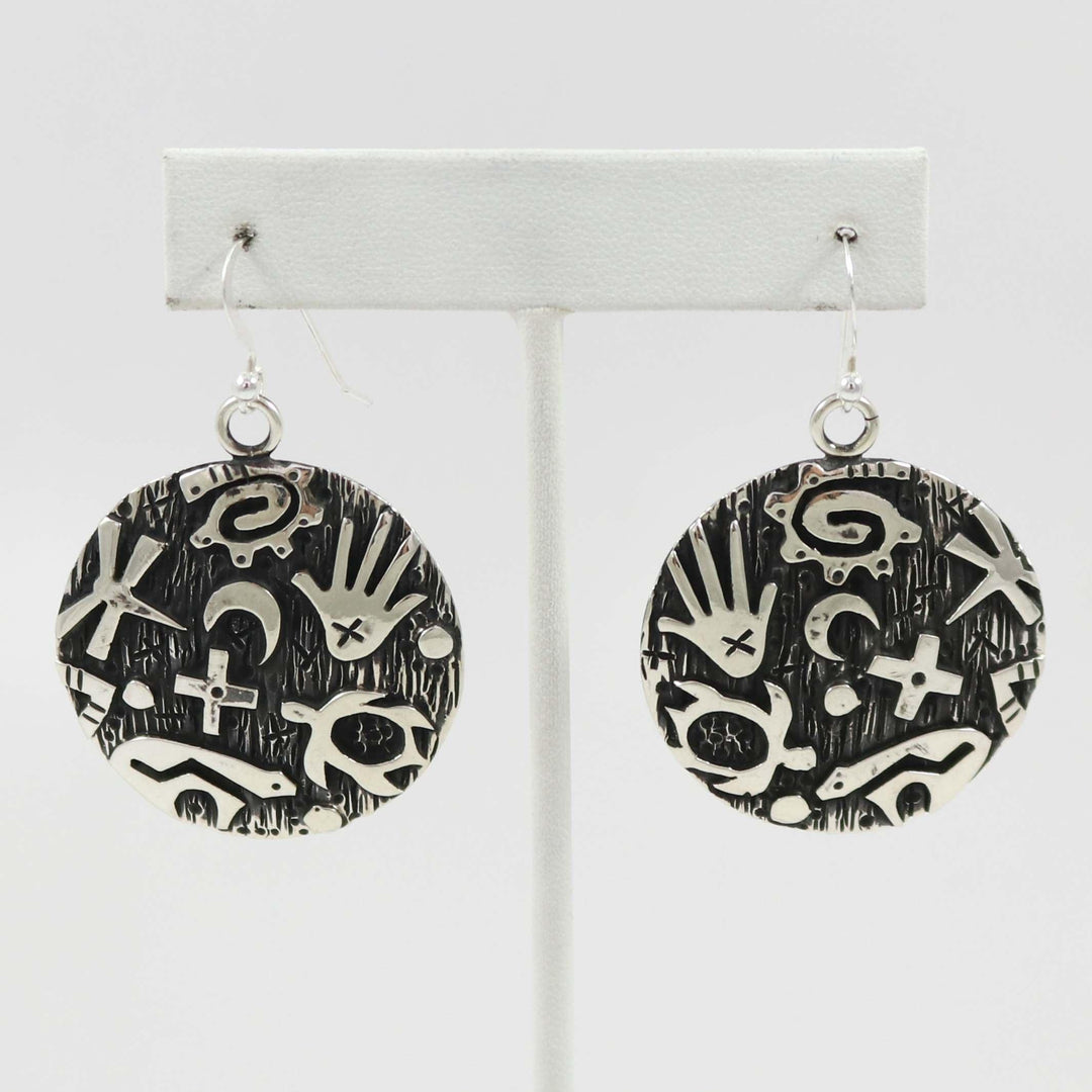 Petroglyph Earrings by Kee Yazzie - Garland's