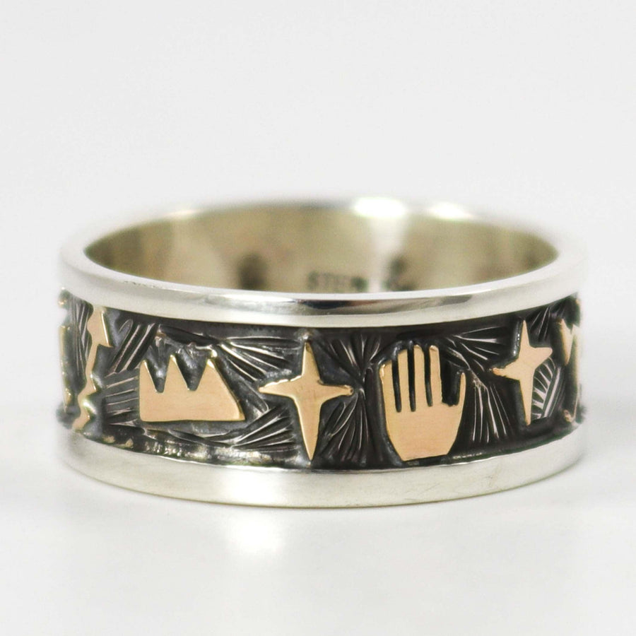 Petroglyph Ring by Arland Ben - Garland's