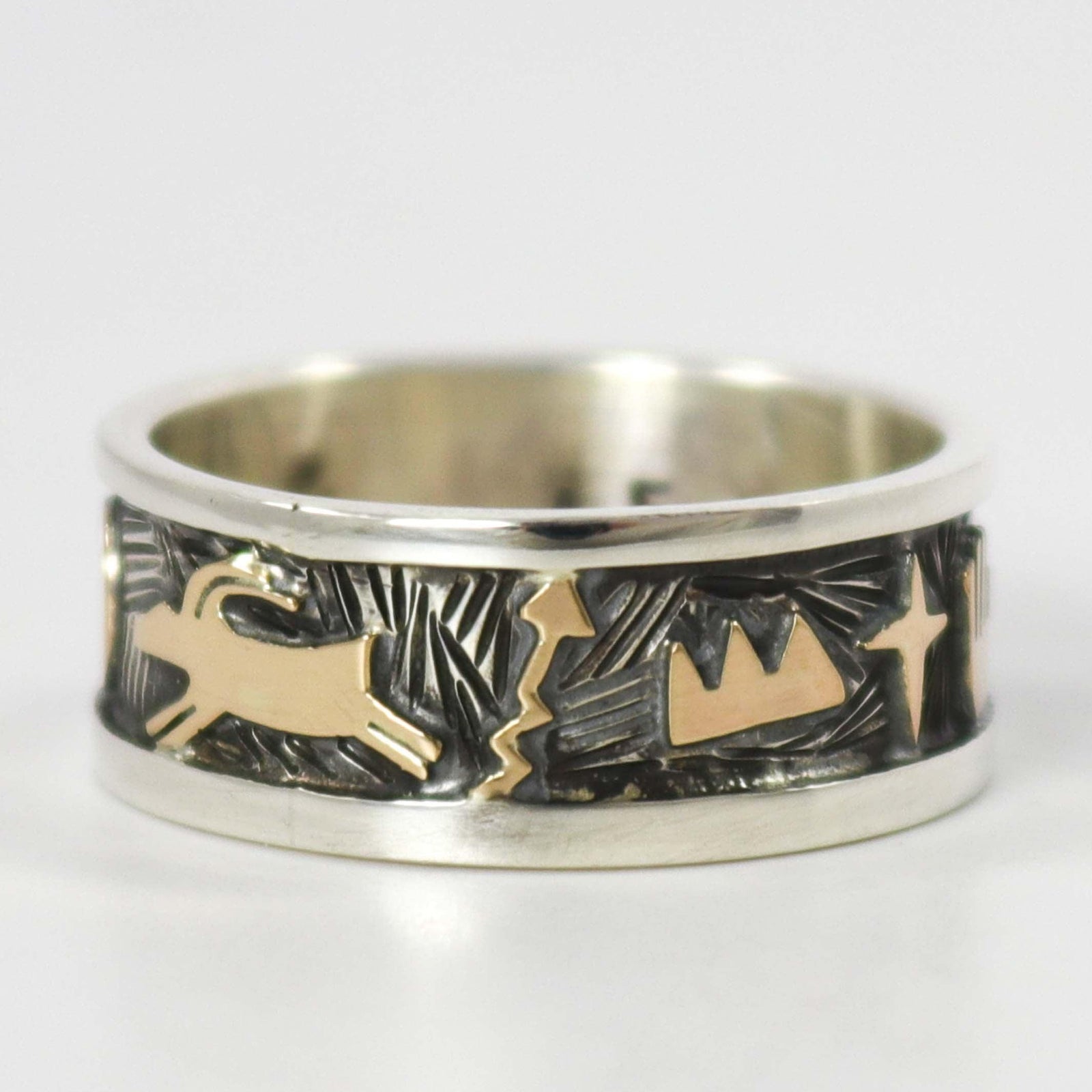 Petroglyph Ring by Arland Ben - Garland's