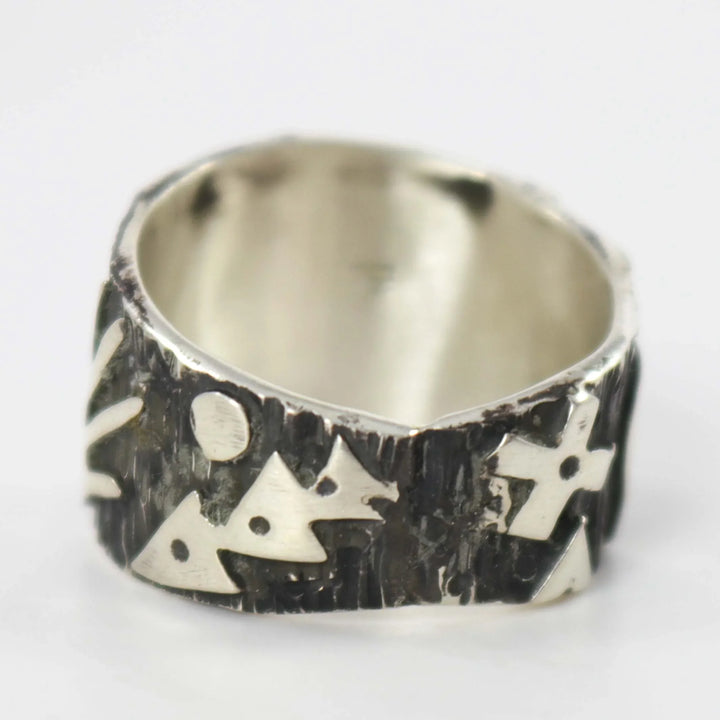 Petroglyph Ring by Kee Yazzie - Garland's