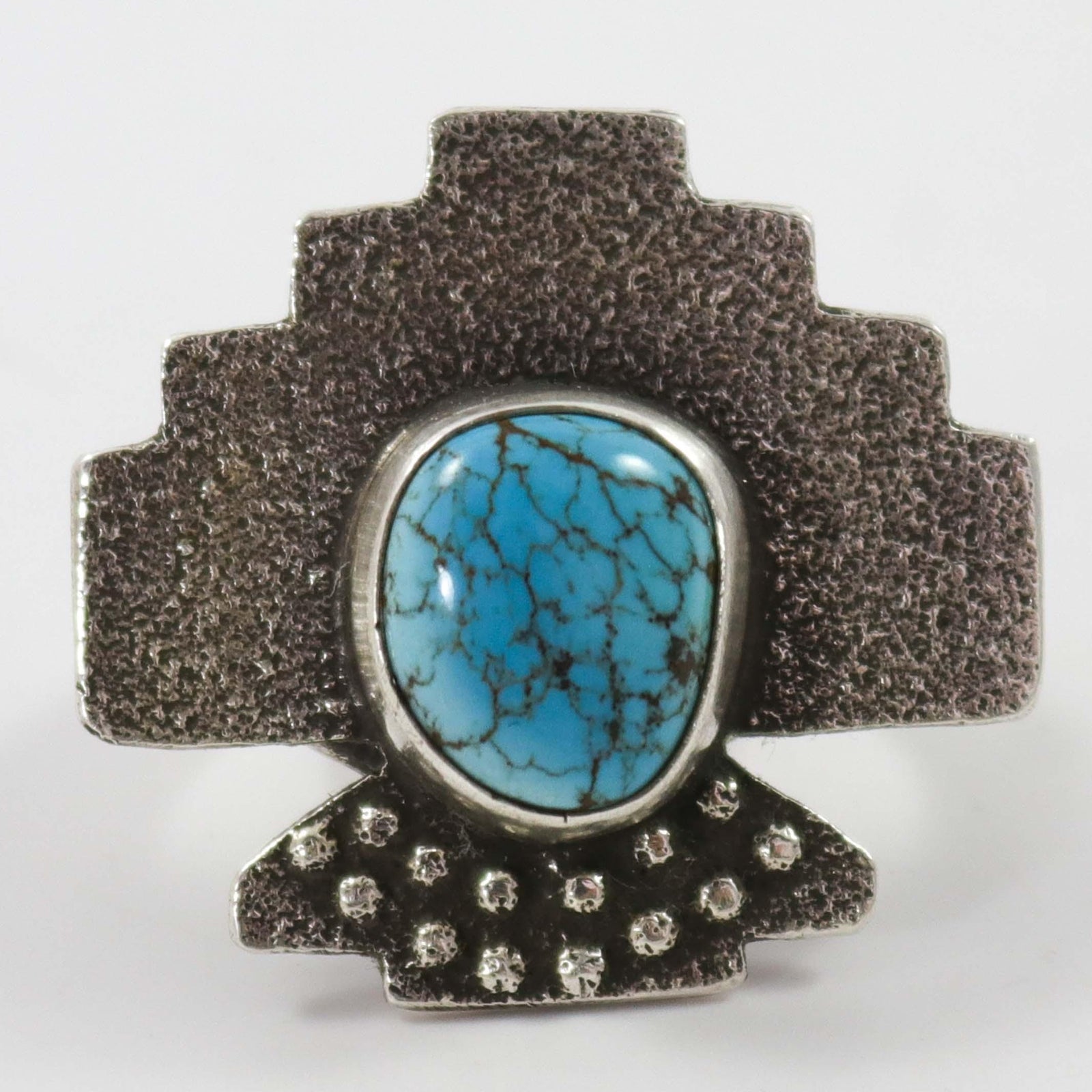Pilot Mountain Turquoise Ring by Joel Pajarito - Garland's