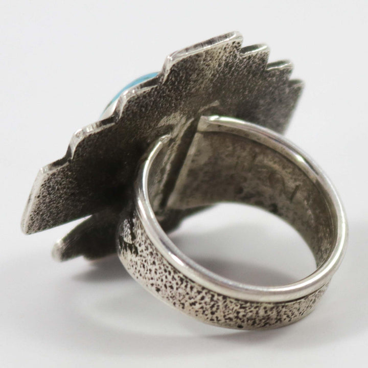 Pilot Mountain Turquoise Ring by Joel Pajarito - Garland's
