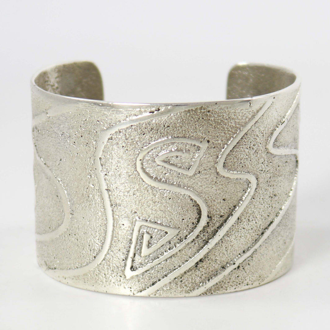 Ripple Wave Cuff by Thomas Banyacya Jr. - Garland's