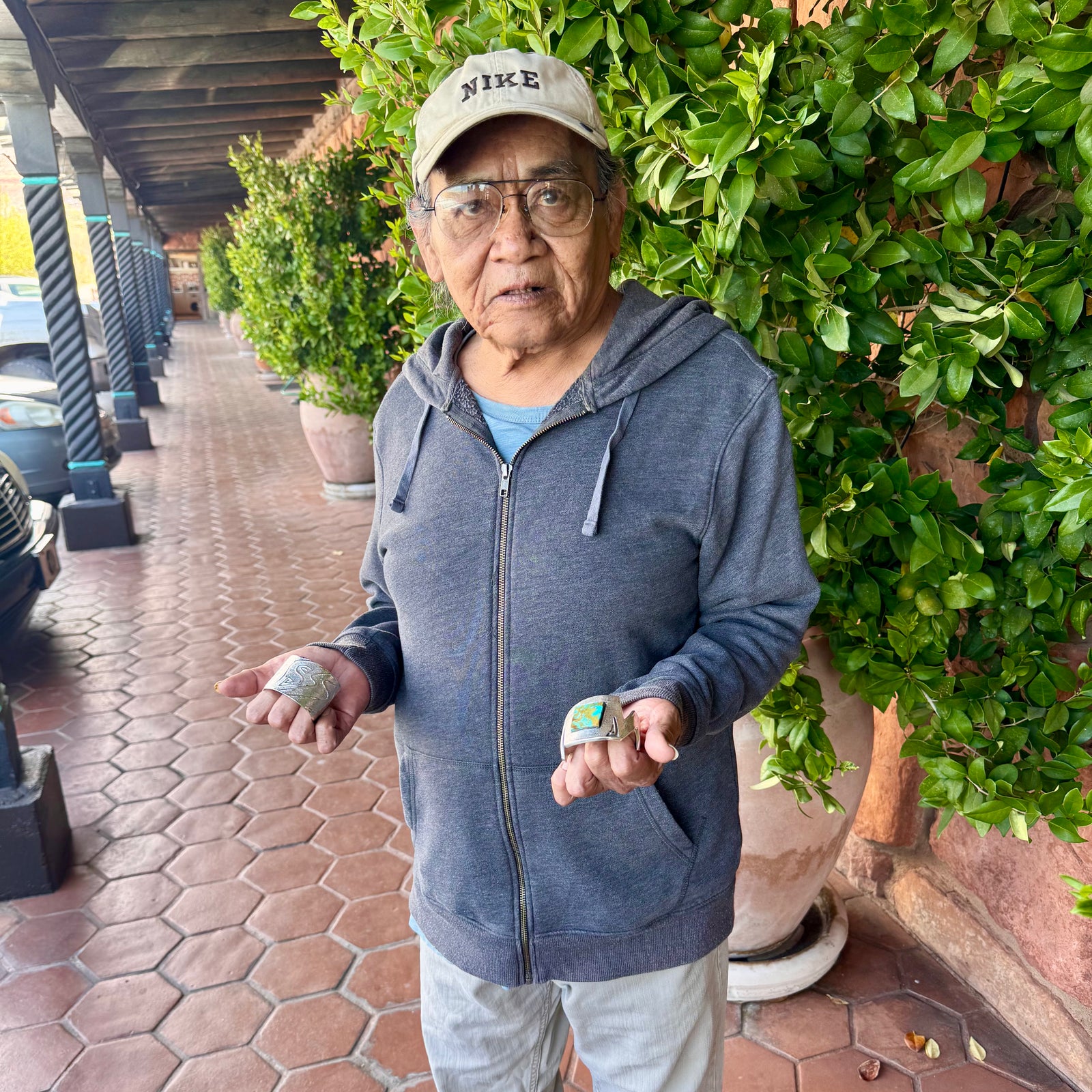 Ripple Wave Cuff by Thomas Banyacya Jr. - Garland's