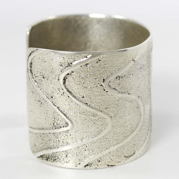Ripple Wave Cuff by Thomas Banyacya Jr. - Garland's
