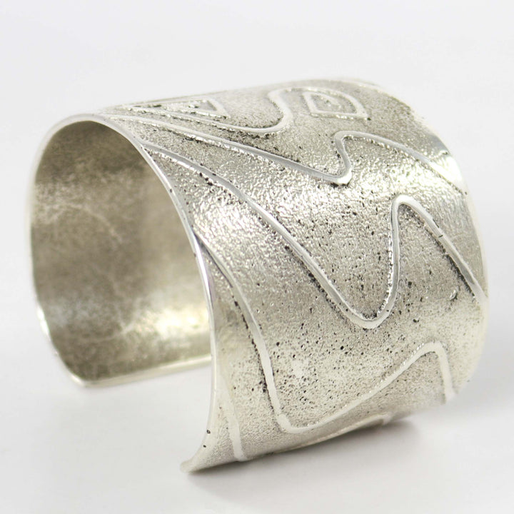 Ripple Wave Cuff by Thomas Banyacya Jr. - Garland's