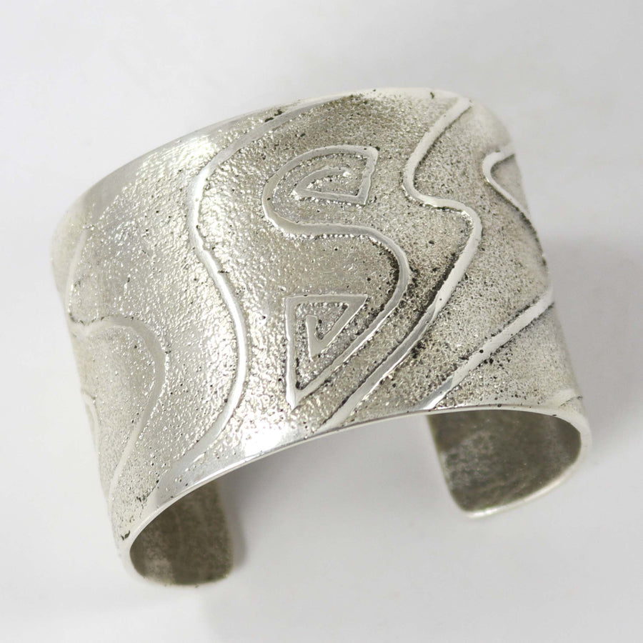 Ripple Wave Cuff by Thomas Banyacya Jr. - Garland's