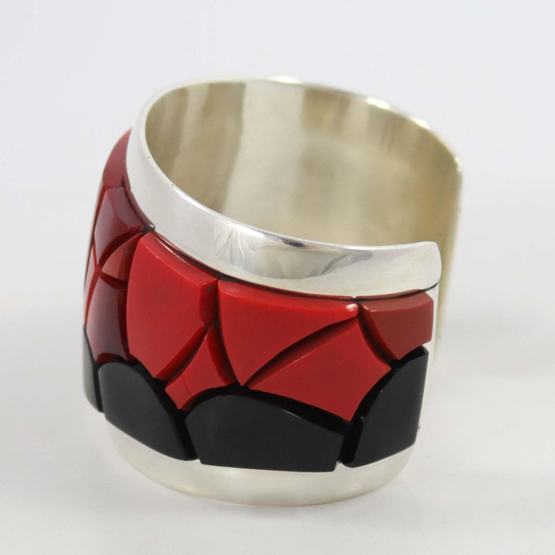Rosarita and Black Jade Cuff by Anthony Garcia - Garland's