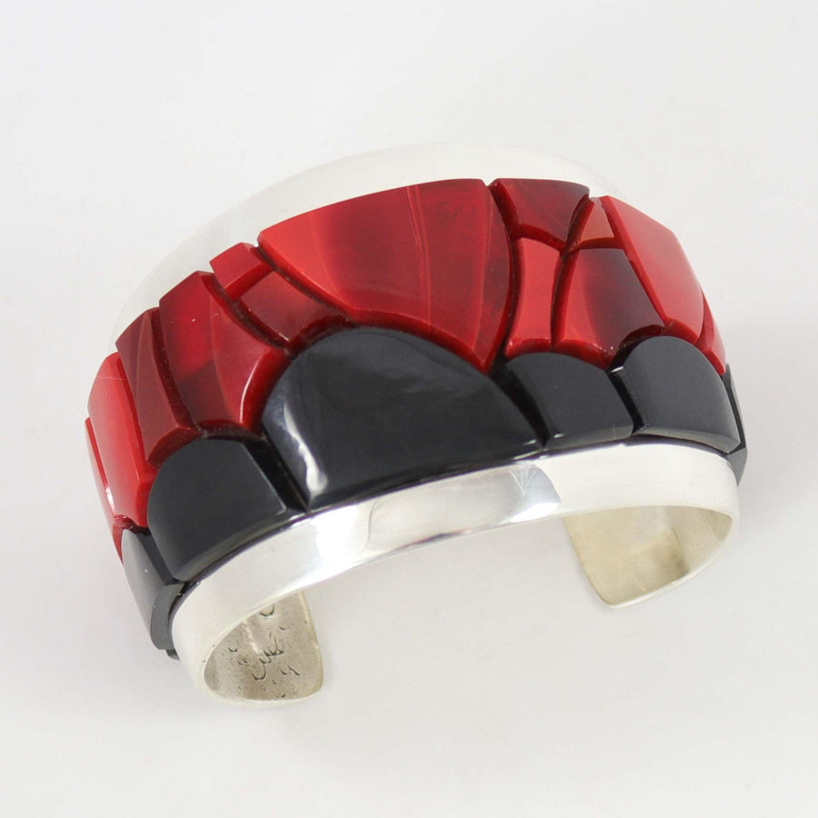 Rosarita and Black Jade Cuff by Anthony Garcia - Garland's