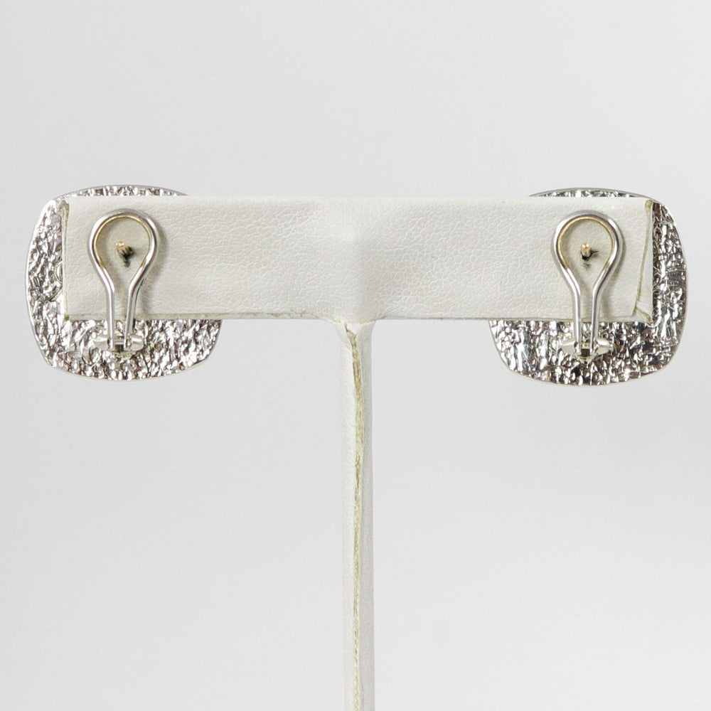Rosarita and Black Jade Earrings by Duane Maktima - Garland's
